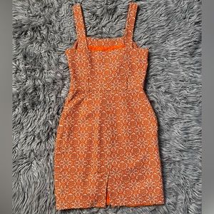 Rafaella Orange Kaleidoscope Dress